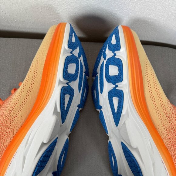 Hoka One Men's Bondi 8 Running Sneaker Shoes 13D  Orange Athleisure Comfort - Picture 13 of 14